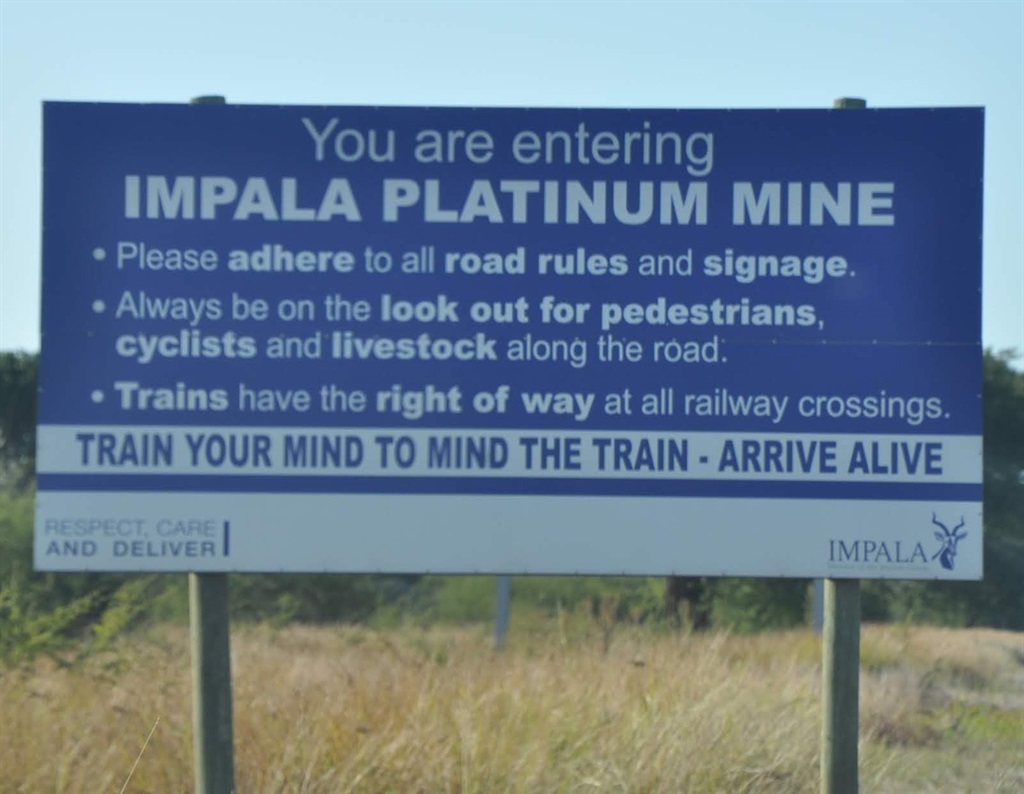 Impala Platinum Mine where workers are reportedly trapped. Photo by Rapula Mancai