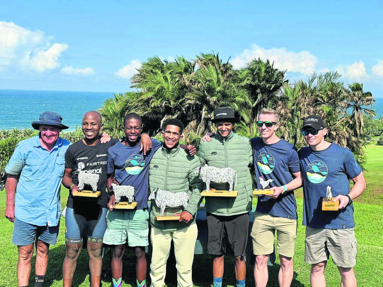 Three teams of Fairtree DP World Cannondale participated in this past weekend’s KAP sani2c mountain-biking adventure in KwaZulu-Natal, with two teams finishing at the top of the podium. The teams comprised: Ziandro Jordaan and Damon Terblanche; Kusaselhile Ngidi and Ongeziwe Tyapa; and Thando Nthuthu and Unathi Msophi. All three teams recorded great times over the three stages, but in the end Jordaan and Terblanche finished first in the general classification, while Ngidi and Tyapa came in second place. Nthuthu and Msophi finished 103rd overall. Said team manager Chris Norton: “Only Lihle [Ngidi] rode sani2c last year, so no other riders had any knowledge or experience of the course. To come first and second is an exceptional result and we are really proud of all the riders. It was great to see the madalasUnathi Msophi and Thando Nthuthu taking part in a race again, and thanks to them for doing all the driving over the two days, to get the team safely from Stellenbosch to KZN and back.”