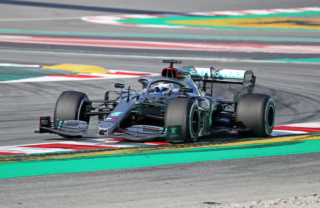 Valtteri Bottas and the Mercedes W11 during the day 1 of the formula 1 testing, on 19 February 2020, in Barcelona, Spain. Picture: Eric Alonso/MB Media/Getty Images