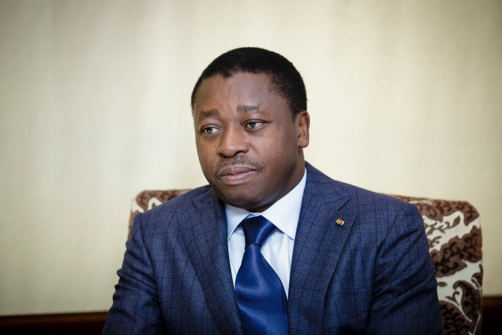 Faure Essozimna Gnassingbe, presidente de Togo, capturado el 30 de octubre de 2018 en Berlín, Alemania.