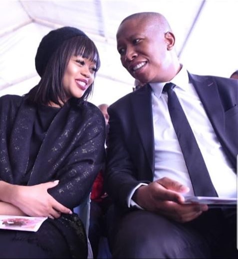 EFF leader Julius Malema with his wife Mantoa. Picture: Instagram