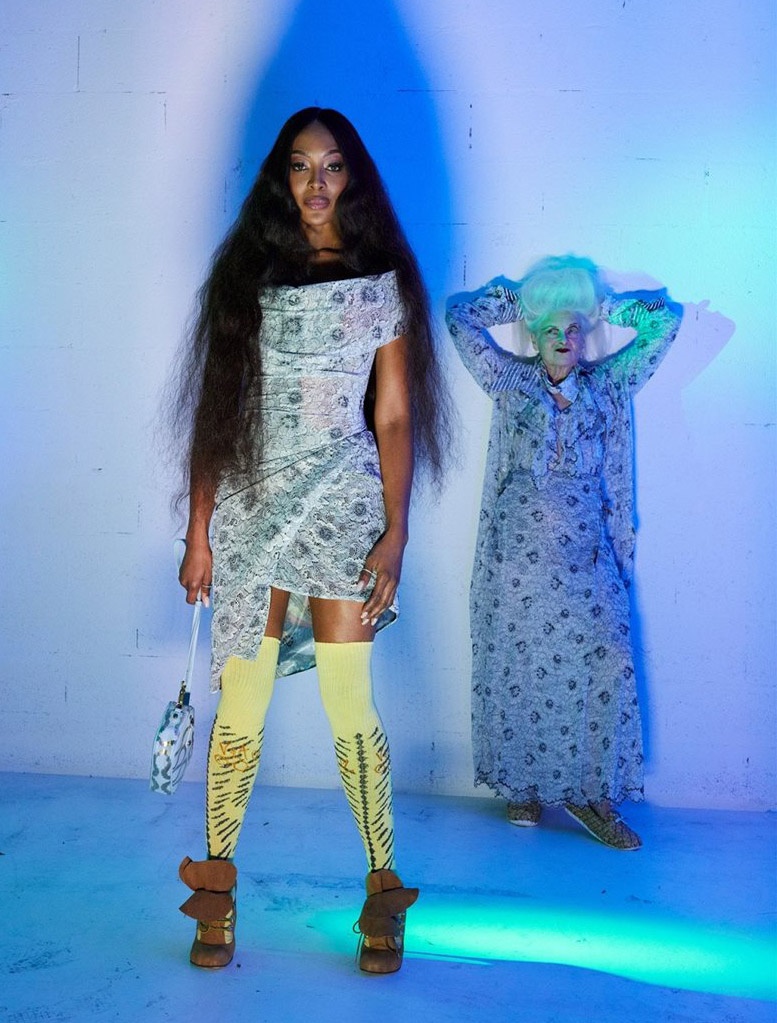NAOMI CAMPBELL BARES ALL IN NEW VIVIENNE WESTWOOD 