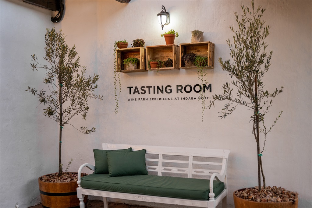 he Indaba Tasting Room is a sophisticated and deli