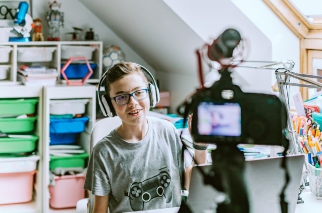 Your child wants to be a vlogger, but where do you start? We give you expert advice on keeping your kids safe while they have fun too. (PHOTO: Gallo Images/Getty Images)