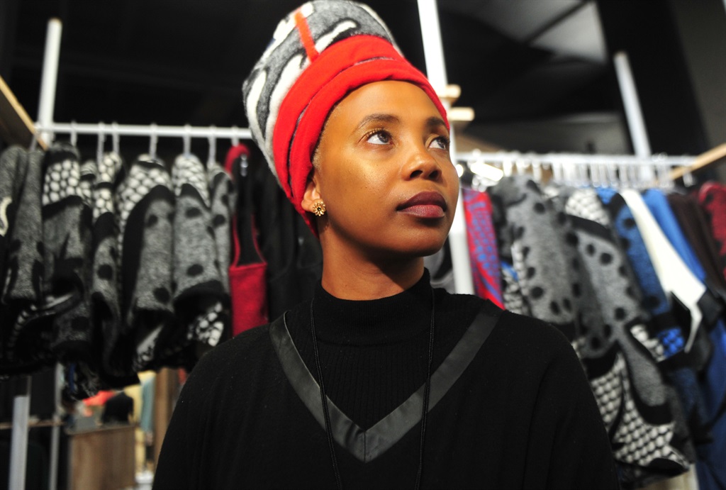Award-winning fashion Designer Thabo Makhetha Kwinana has been designing, sewing and stitching fabrics and blankets in honour and preservation of her Basotho heritage since 2009