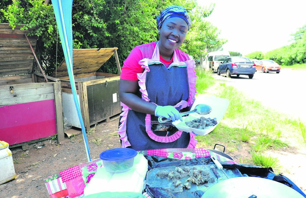 Snenhlanhla Shange will cater for Sjava and his team on Saturday.          Photos by     Jabulani Langa